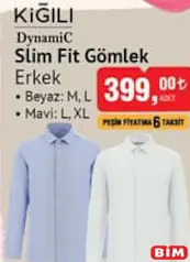 KİĞILI DYNAMİC ERKEK SLİM FİT GÖMLEK